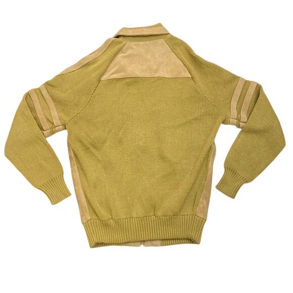 Robert Alexander Italy Leather suede jacket Sz M varsity chore shacket Preppy - Picture 10 of 11